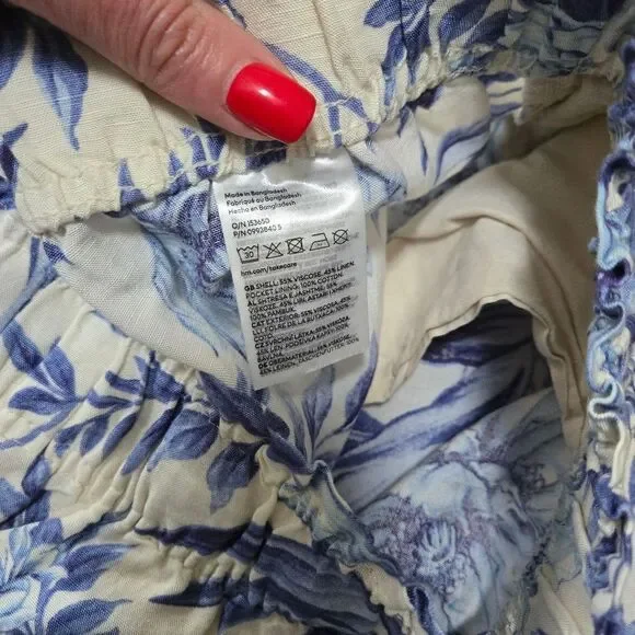 H&M Linen blend shorts size S - Picture 5 of 8